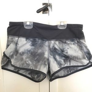 Lululemon grey print running / workout shorts